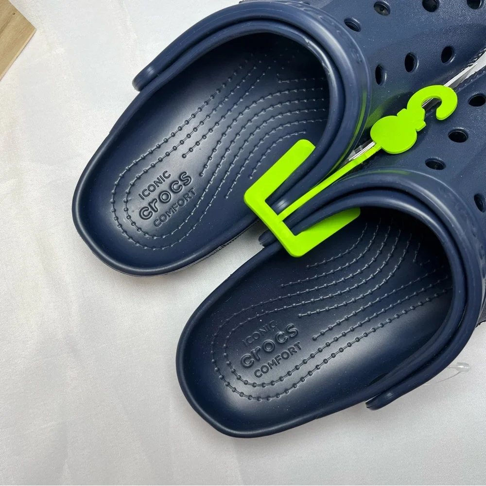 CROCS Baya Clog Navy Shoes J 6 Unisex